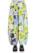 Taper Wide Artmaze Linen Trousers 1