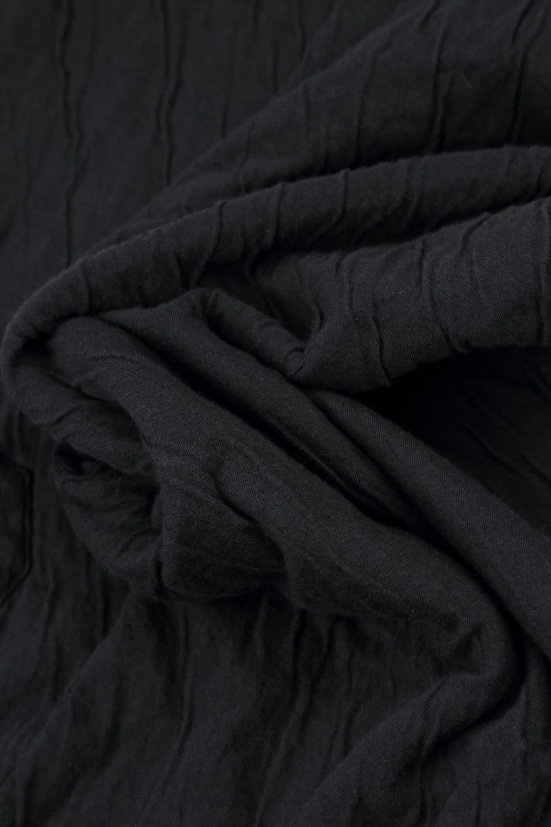 Tapered Grey Wavy Cotton Trousers 6