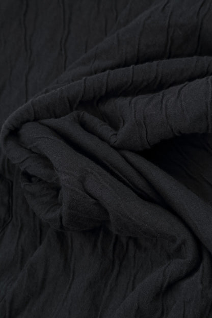 Tapered Grey Wavy Cotton Trousers 6