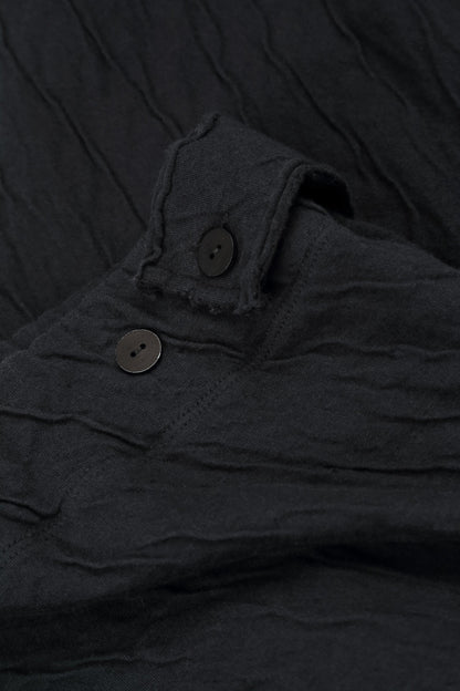Tapered Grey Wavy Cotton Trousers 5