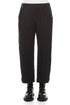 Tapered Grey Wavy Cotton Trousers 1