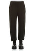 Tapered Shamrock Green Wavy Cotton Trousers 1