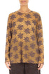 Truffle Brown Floral Cotton Lace Blouse 1