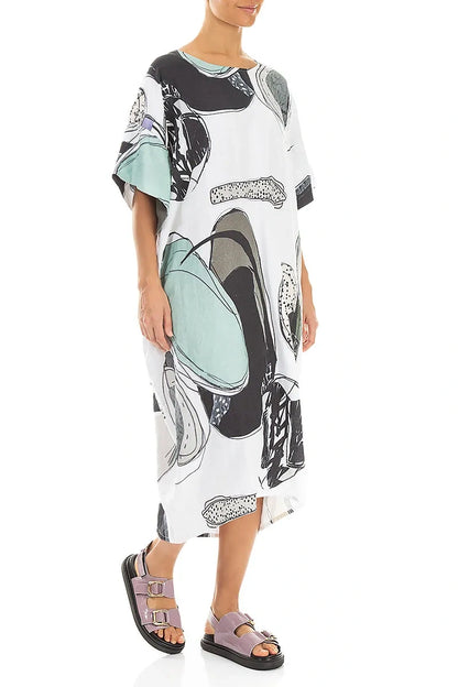 Tumbled Stone Easy Linen Dress 3