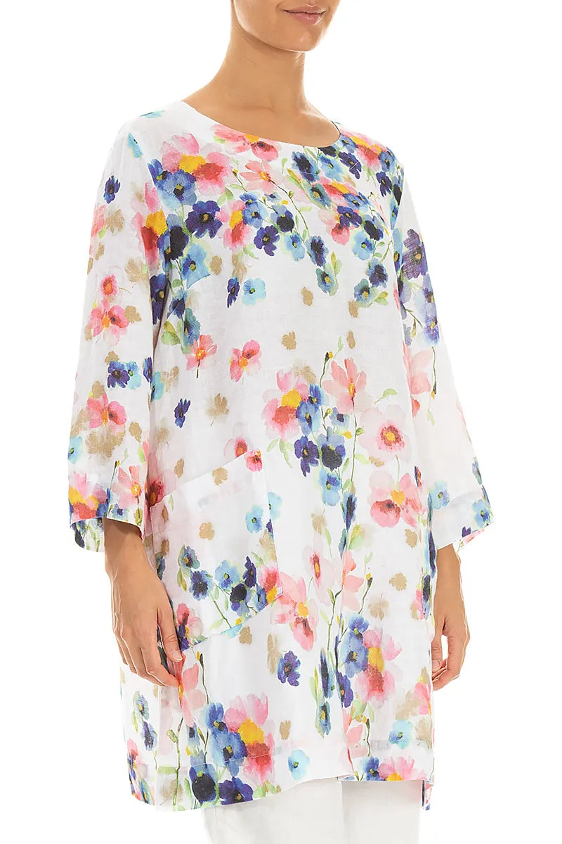 Two Pockets Primrose Linen Tunic 3