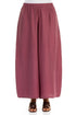 Wide Flowy Antique Ruby Pure Silk Trousers 1