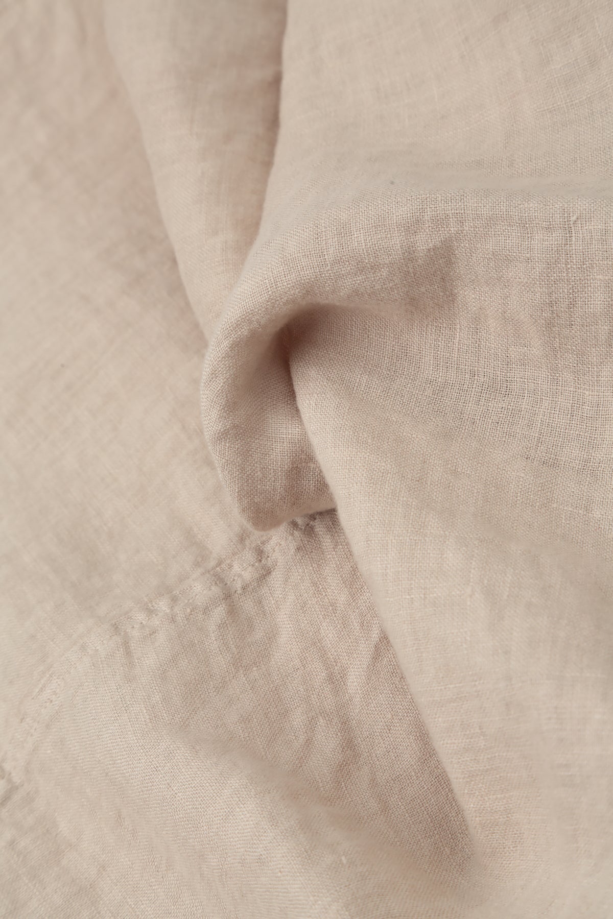 Wide Leg Cuffs Beige Linen Culottes 5
