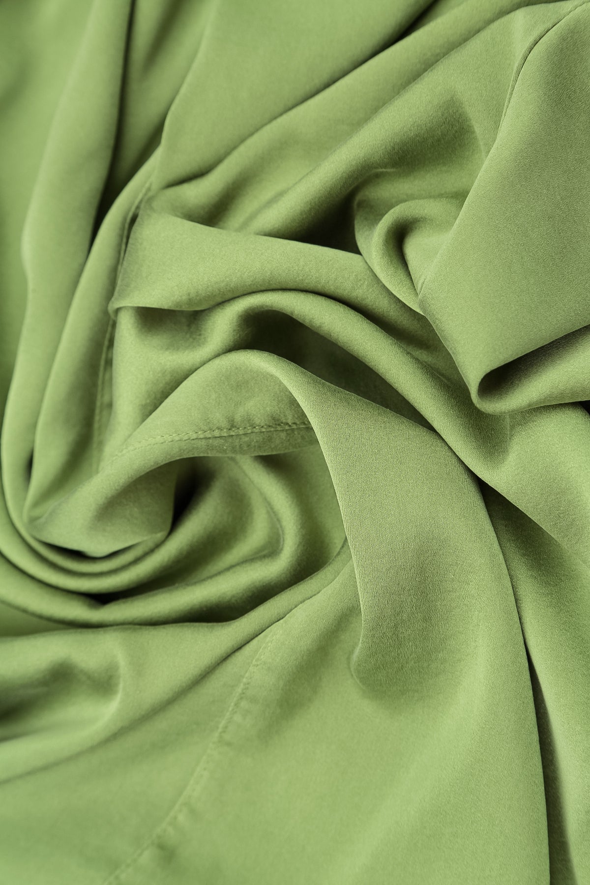 Wide Leg Shamrock Green Silk Trousers 5