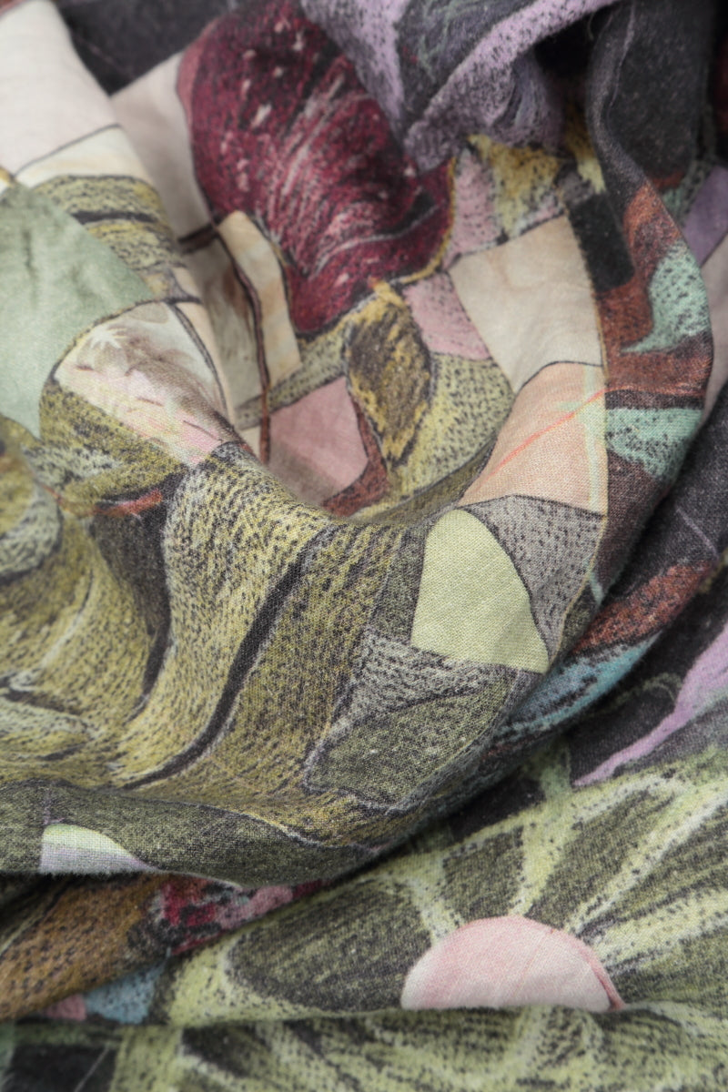 Art Mosaic Easy Linen Dress 5