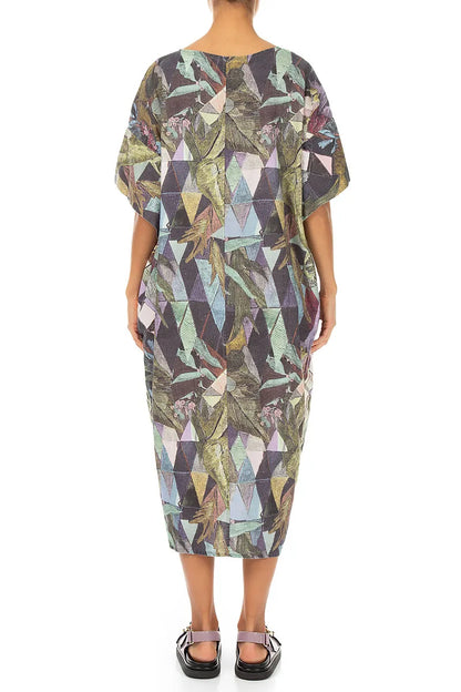 Art Mosaic Easy Linen Dress 2