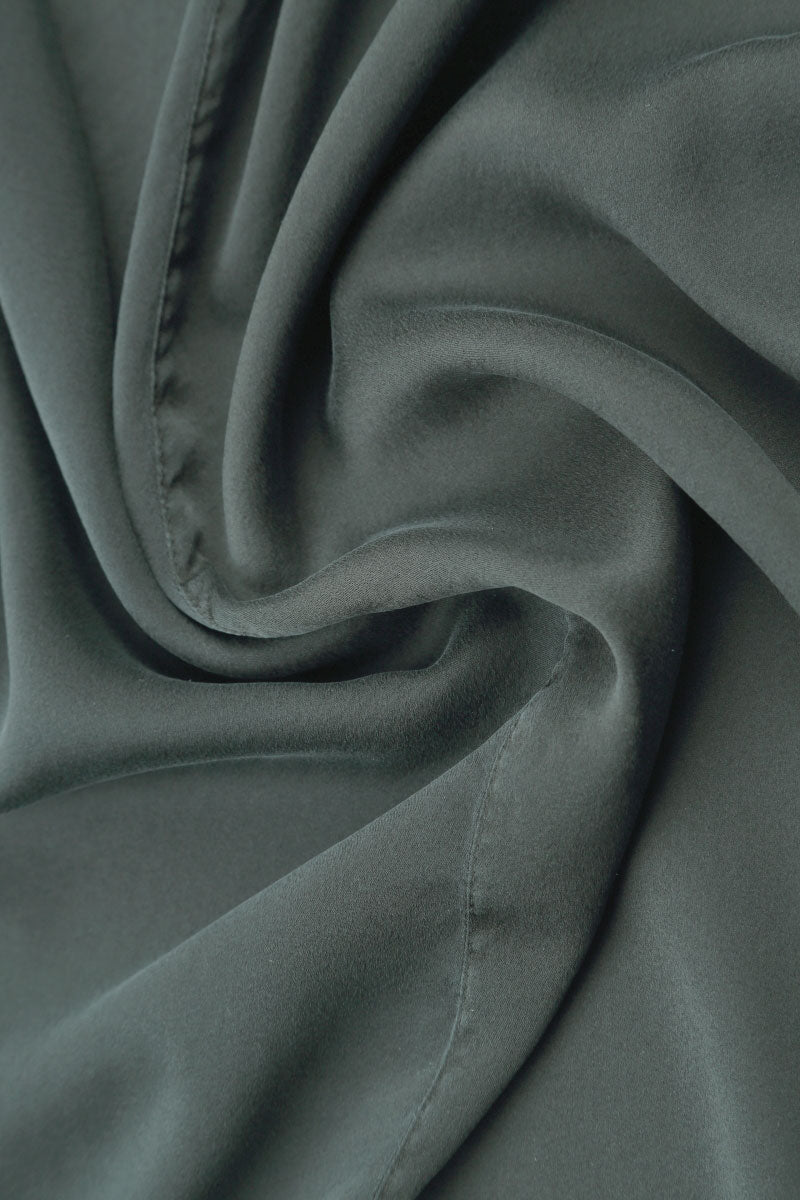 Forest Grey Silk Leggings 4