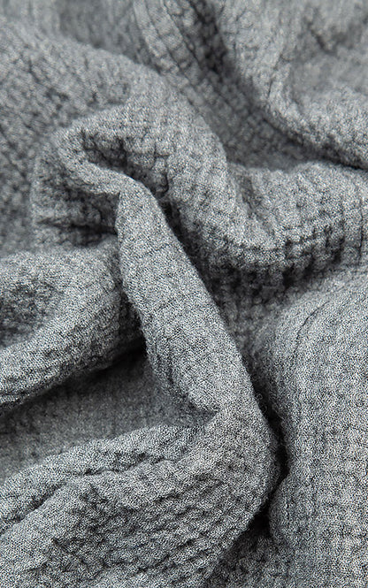 Loose Grey Wool Trousers 5