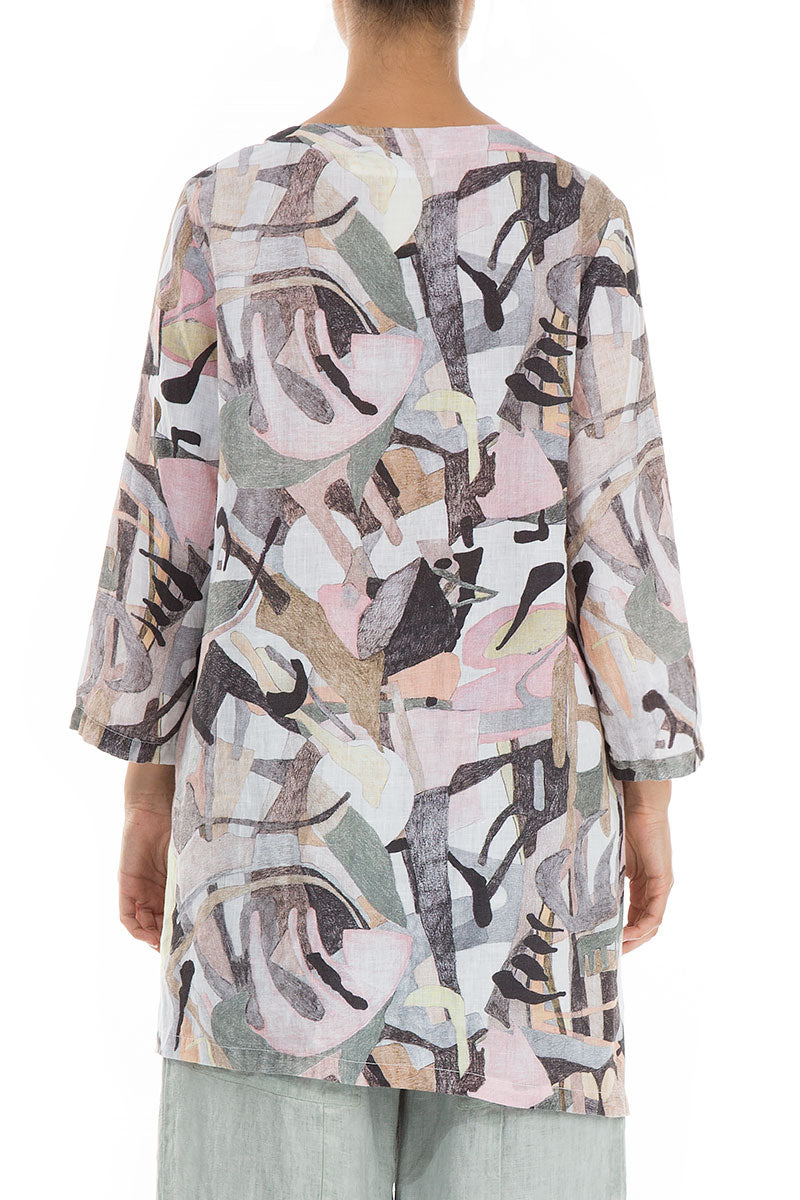 Pastel Art Natural Linen Tunic 2